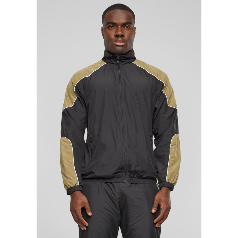 Urban Classics Mens Piped Track Jacket black 56612873