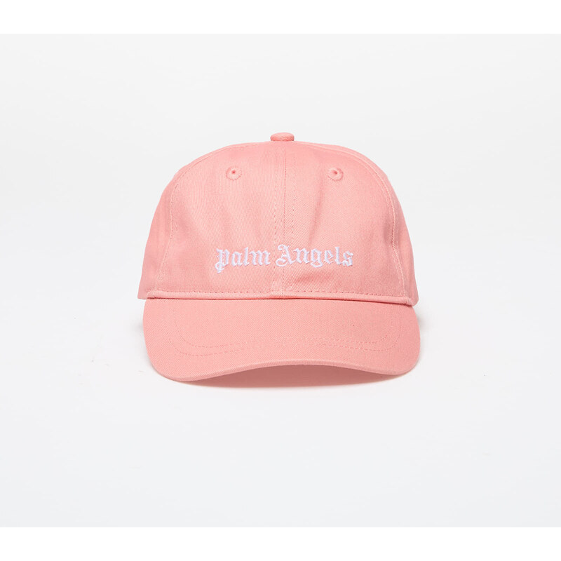 Palm Angels Kids Logo Baseball Cap Pink/ White II 56609626