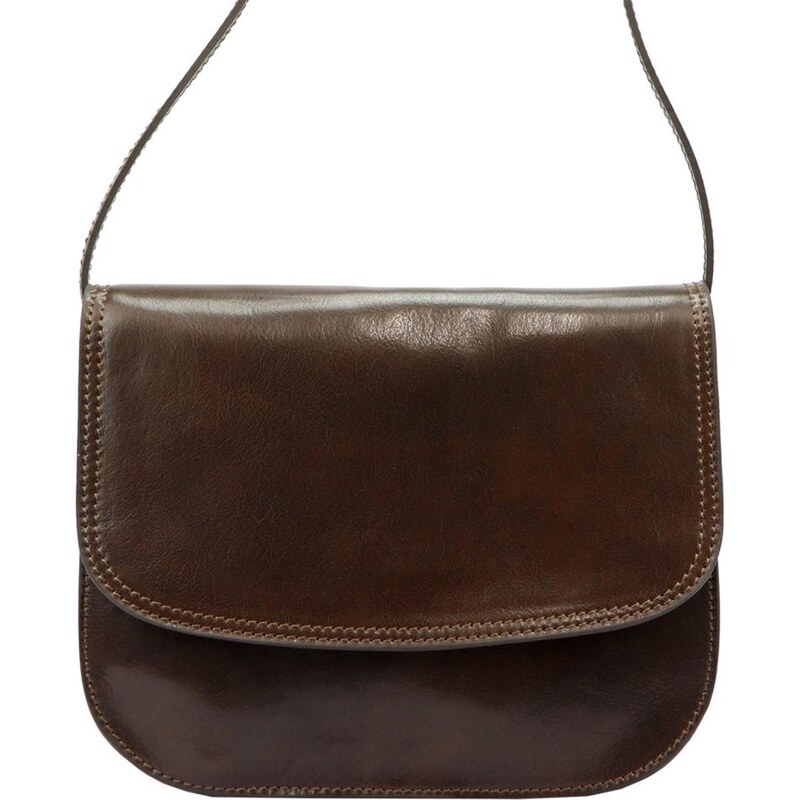 Florence Kožená kabelka Florence Zoja tm. hnedá 56610601