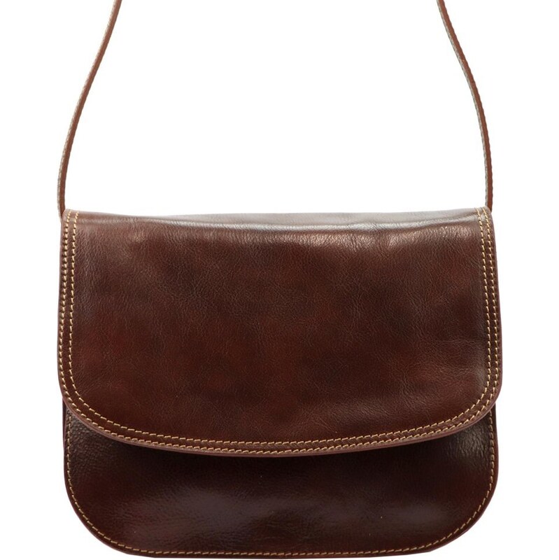 Florence Kožená kabelka Florence Zoja hnedá 56610602