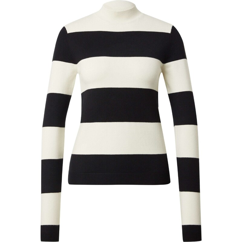 LeGer by Lena Gercke Sveter Lotti čierna / šedobiela 58370871