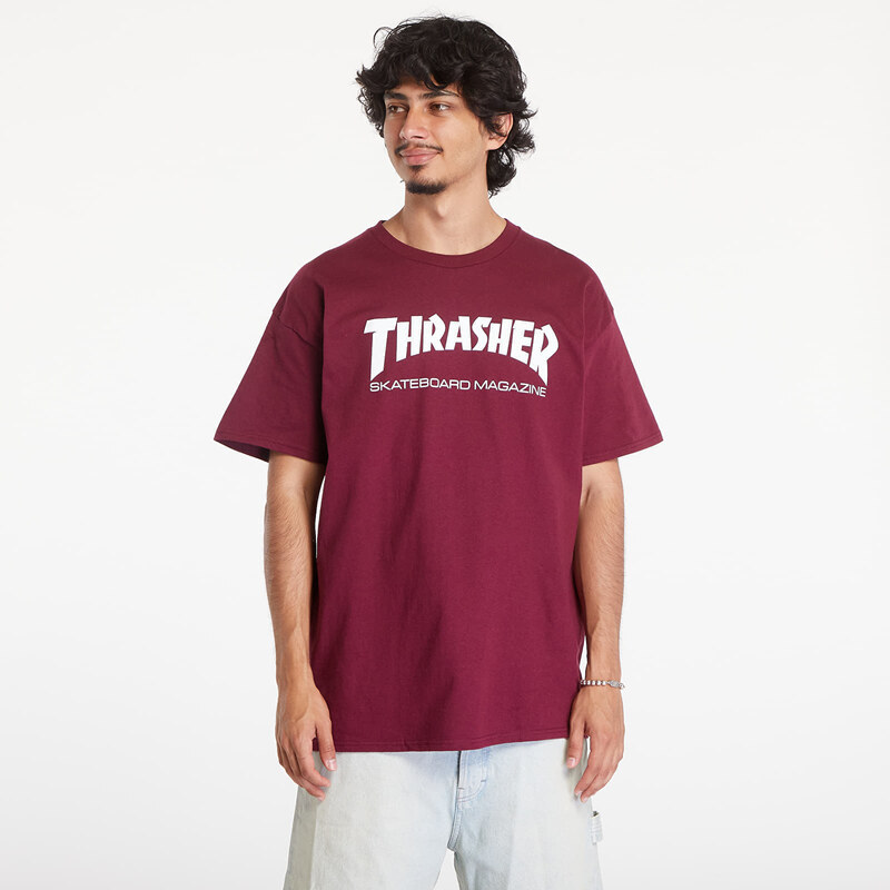 Tričko Thrasher Skate Mag T-Shirt Maroon M 54209936