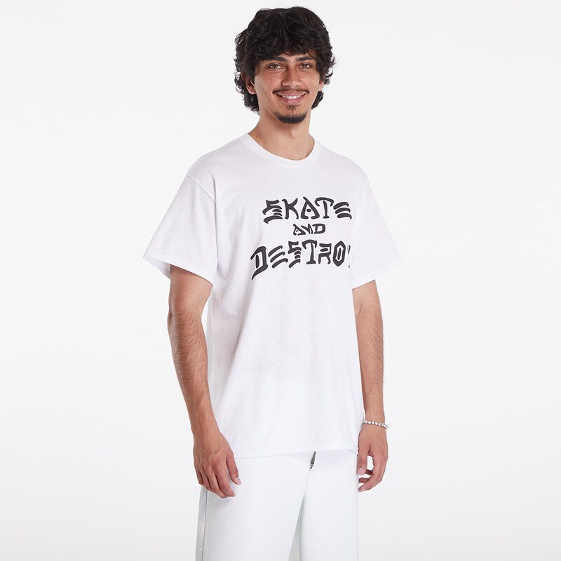 Tričko Thrasher Skate And Destroy T-Shirt White M 52950731