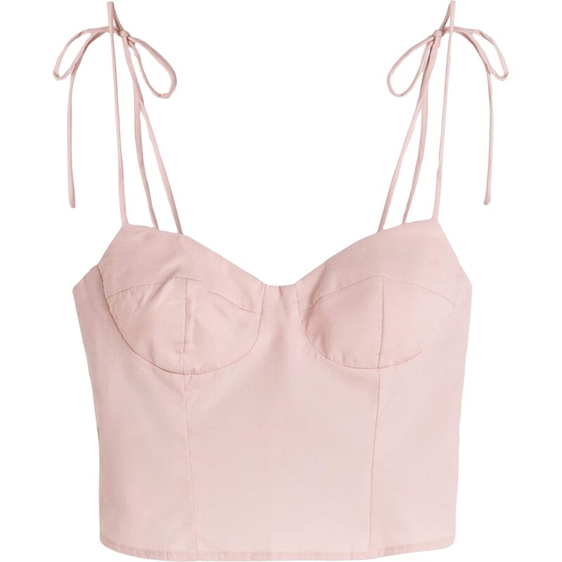 Bershka Top ružová 56866179