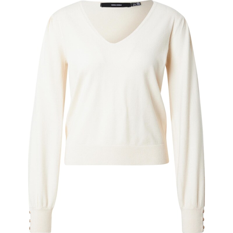 VERO MODA Sveter VMHOLLYKARIS svetlobéžová 58498524