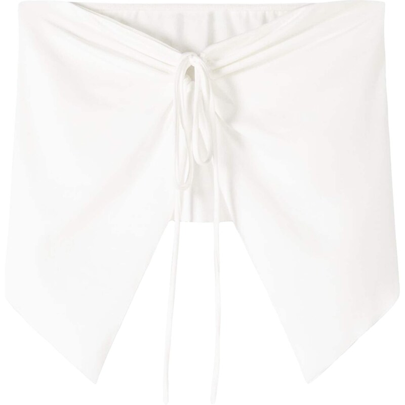 Bershka Top biela 57349501