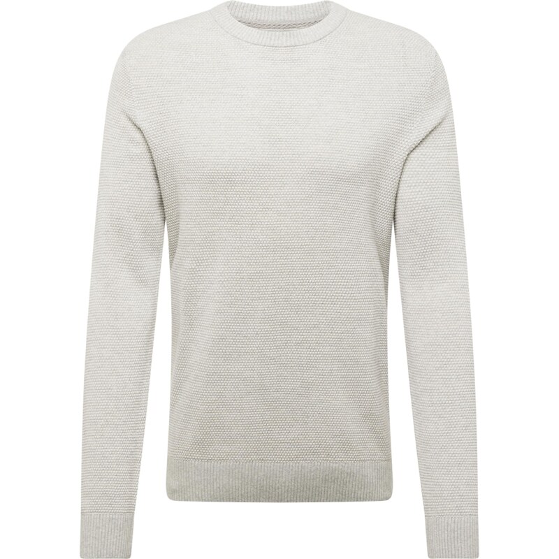 JACK & JONES Sveter JJEGlobe sivobéžová 56756901