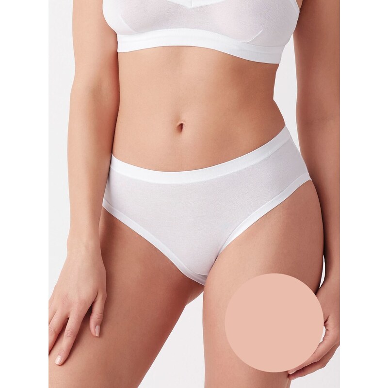 Sada 2 basic nohavičiek Cotonella Midi 3363 Midi A2 S-2XL 56622009