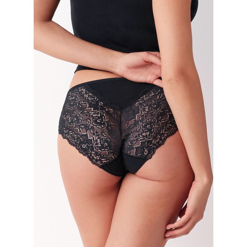Sada 2 nohavičiek s čipkovou zadnou časťou Cotonella Midi GD 288 Midi 56622011