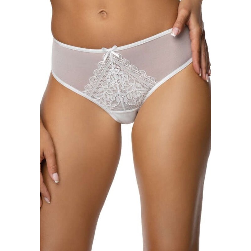 Biele čipkové tangá Mat Estelle Mat S-0198/4 Estelle S-XL 56624378