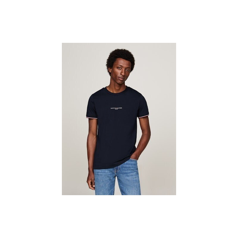 Tommy Hilfiger Tommy Logo Tipped Tee BLU 56642274