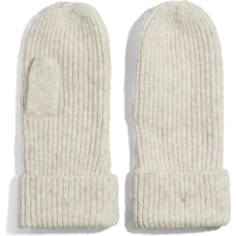 PIECES Palčiaky sivobéžová 56628249