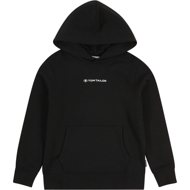 TOM TAILOR Mikina čierna / biela 66976518