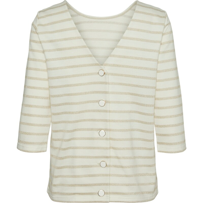 VERO MODA Kardigán béžová / zlatá 56756848