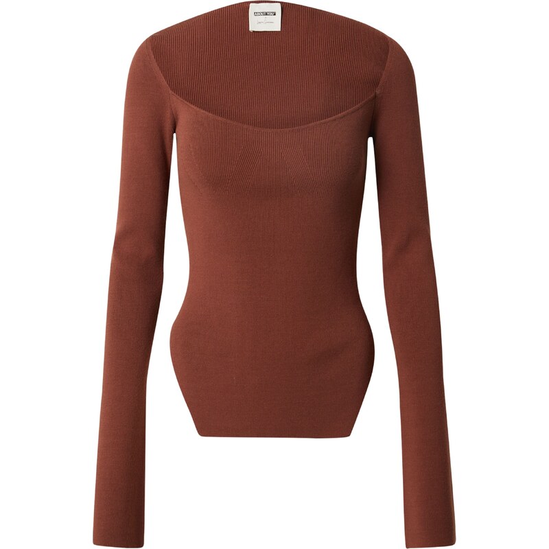 ABOUT YOU x Laura Giurcanu Sveter hnedá 57557717