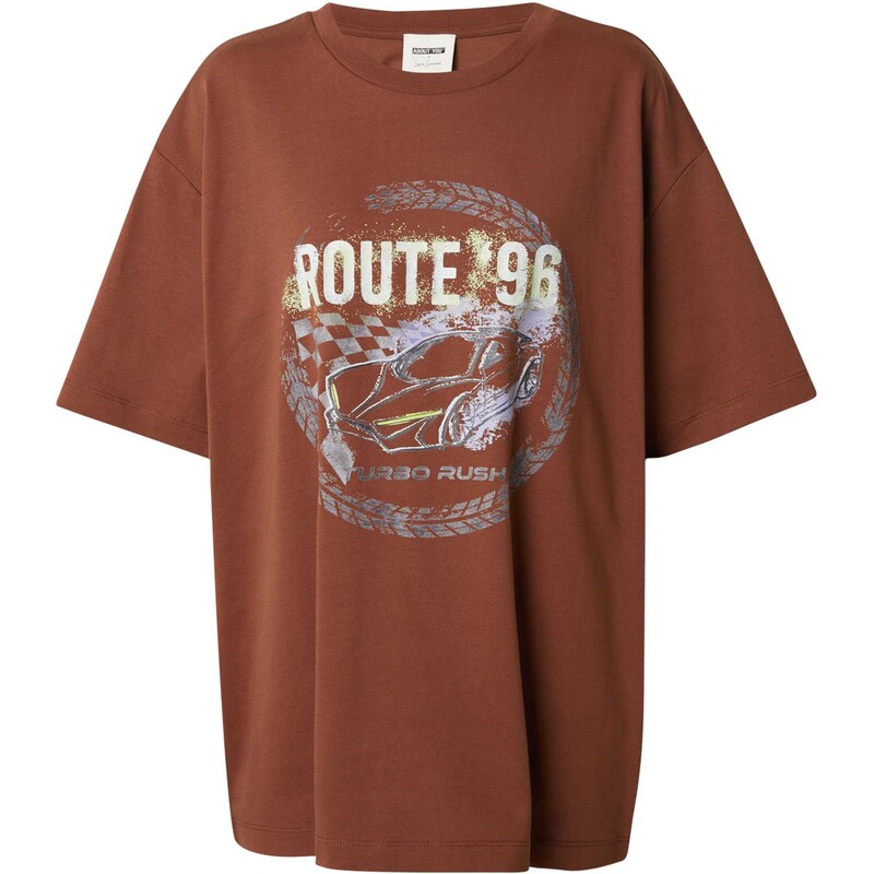 ABOUT YOU x Laura Giurcanu Oversize tričko modrosivá / hrdzavohnedá / 56680240