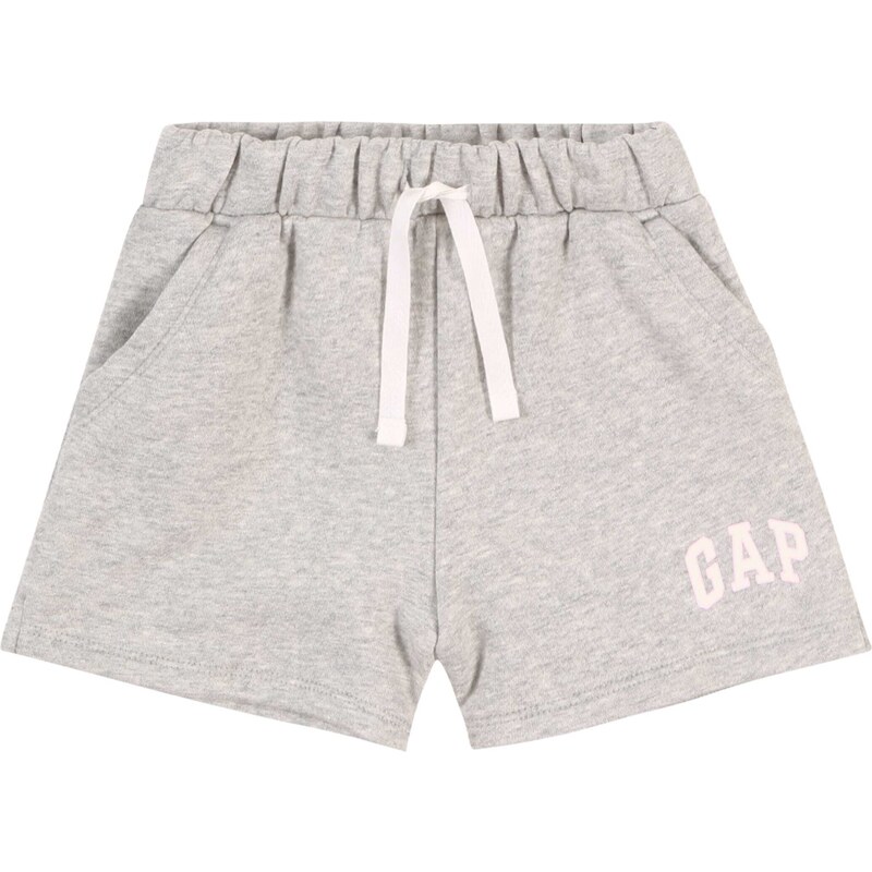 GAP Nohavice svetlosivá / orchideová / biela 58422898