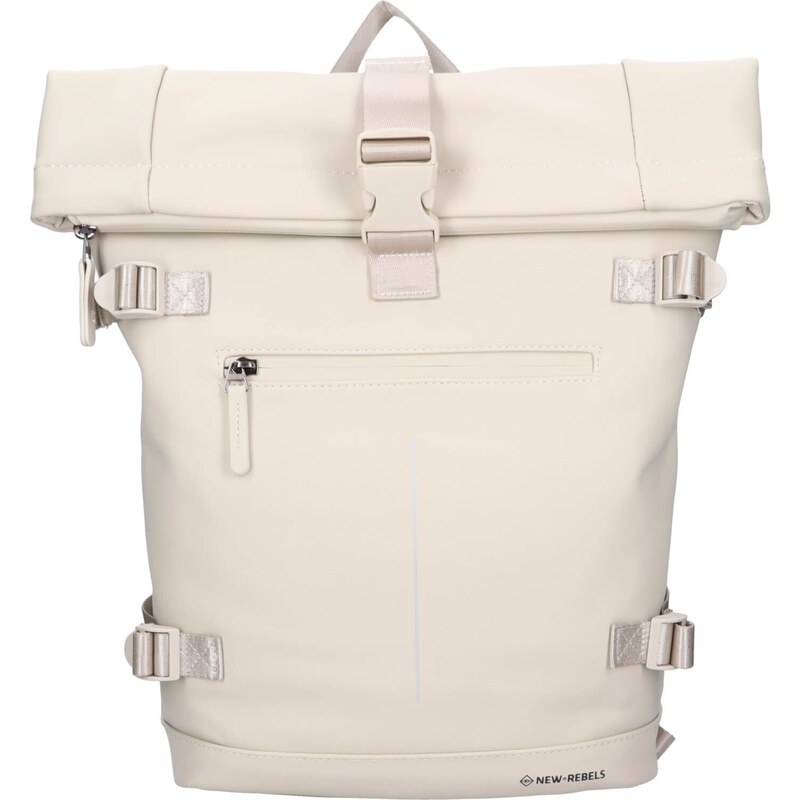 Veľký trendový batoh New Rebels William - krémová 58376559