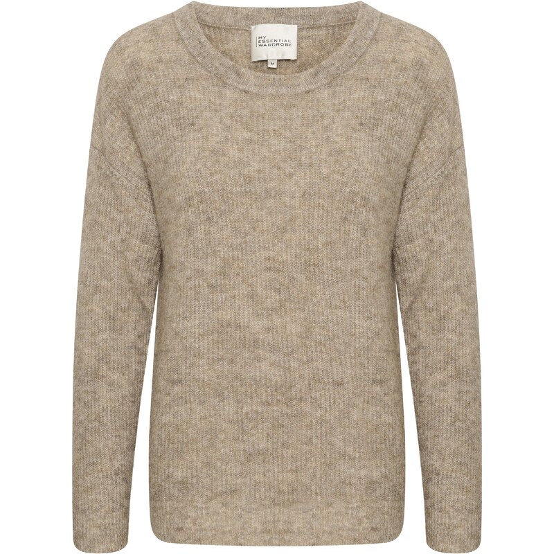 My Essential Wardrobe Sveter béžová melírovaná 57693378