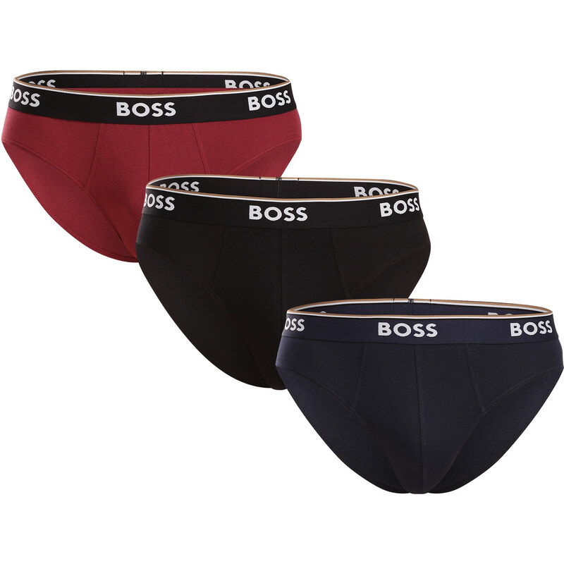 3PACK pánske slipy BOSS viacfarebné (50517826 976) 69164481