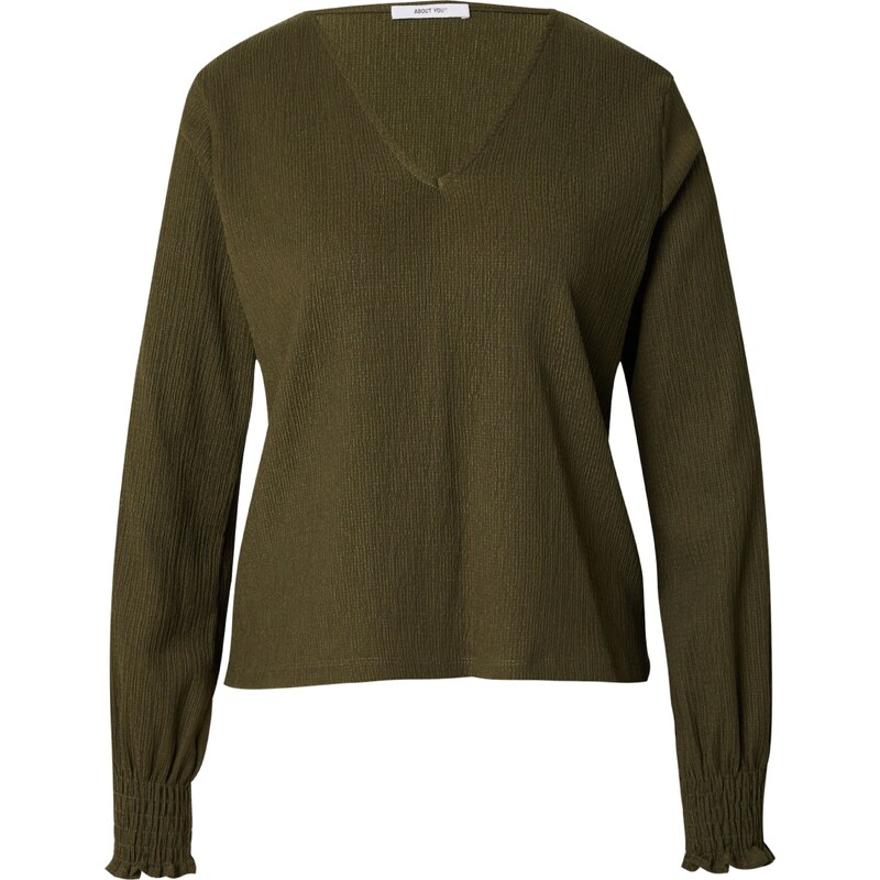 ABOUT YOU Tričko Janett kaki 58422528