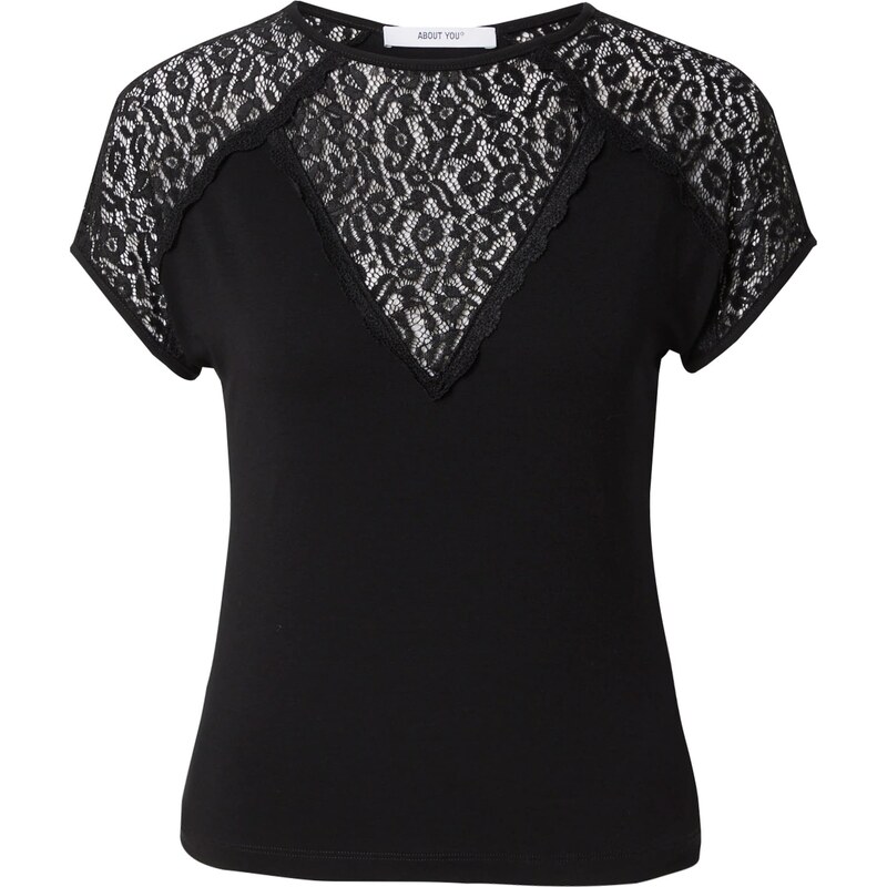 ABOUT YOU Tričko Thora čierna 58422723