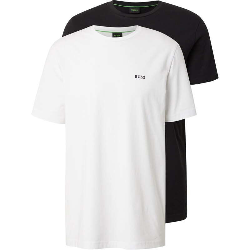 BOSS Tričko čierna / biela 36064759