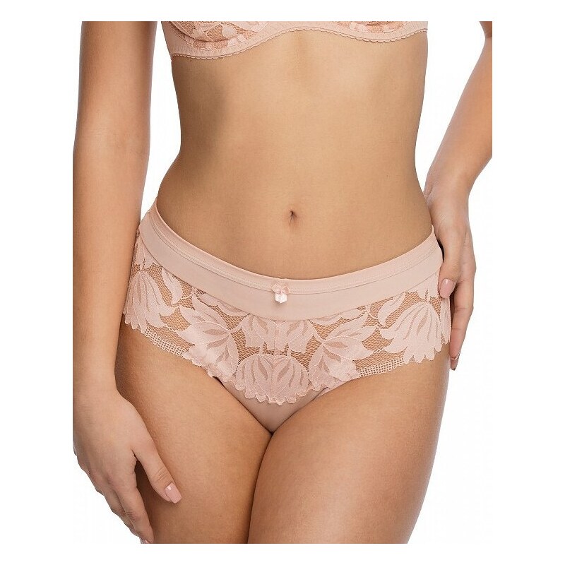 Pudrové brazílky z krajky Gaia Nike GFB 1135 Nike Brazyliany S-2XL 56665226