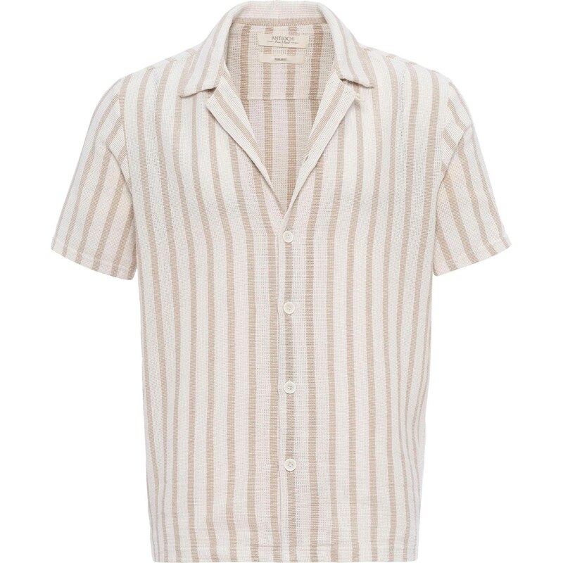 Antioch Košeľa béžová / biela 56679692