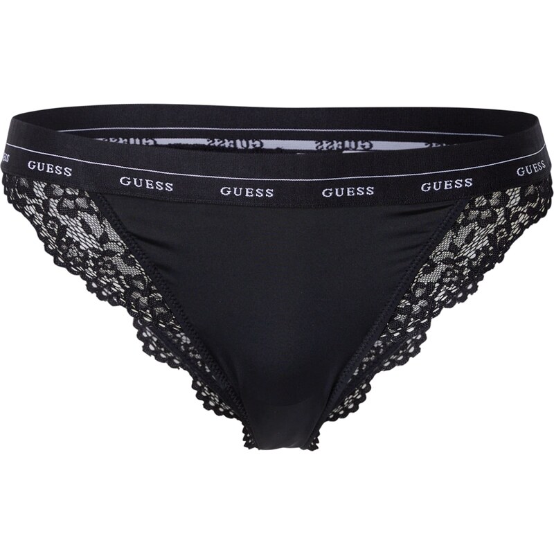E-shop GUESS Nohavičky JANE čierna / biela