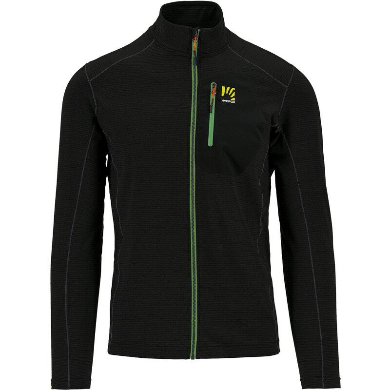 Karpos Pomedes Flíska čierna/zelená 58443508