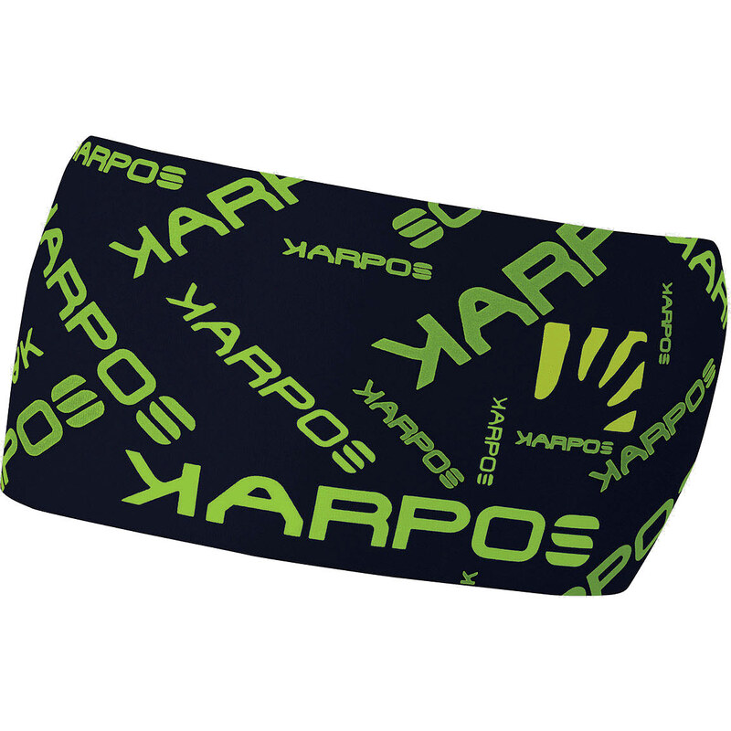 Karpos PELMO čelenka čierna/svetlozelená 58443436