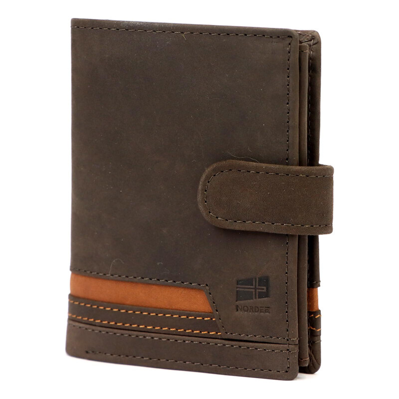 Pánska kožená peňaženka Nordee hnedá KZ54409 66473592