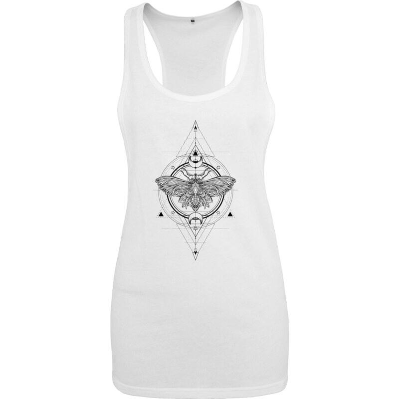 Merchcode Top čierna / biela 56752101