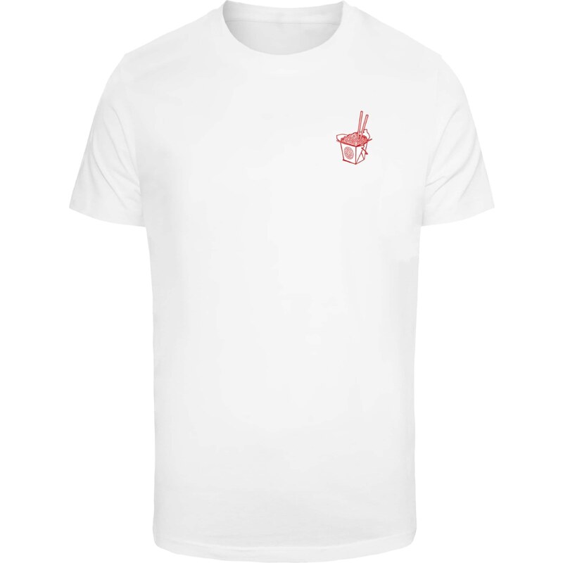Mister Tee Tričko Best Noodles červená / biela 56726482