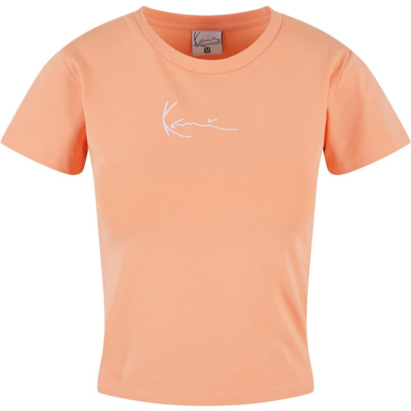 Karl Kani Tričko Essential marhuľová / biela 65872198