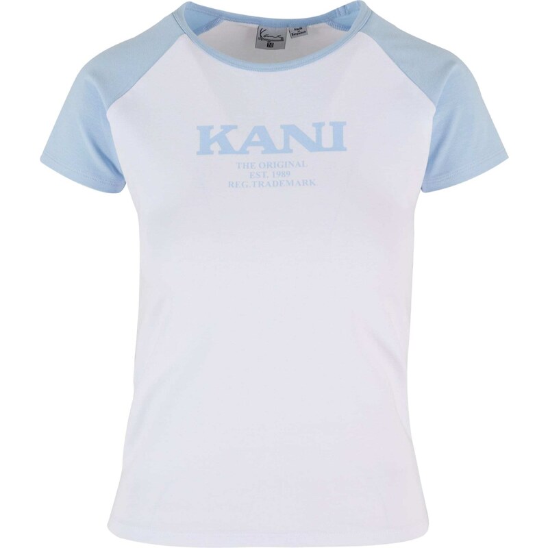 Karl Kani Tričko svetlomodrá / biela 56726516