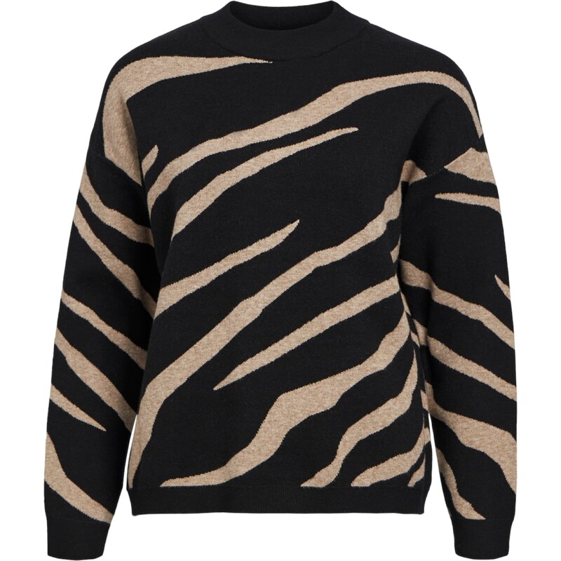 OBJECT Sveter Ray béžová melírovaná / čierna 65644043