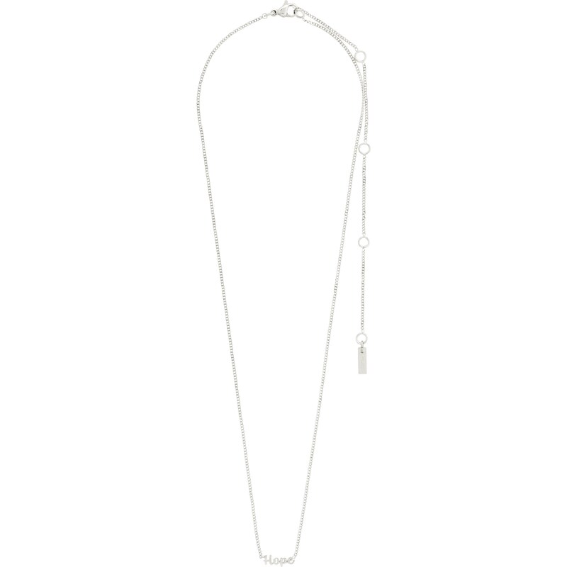 Pilgrim Retiazka Love Tag strieborná 56727147