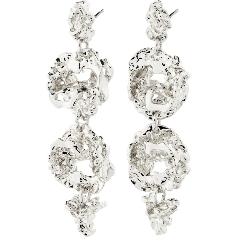 Pilgrim Náušnice Act strieborná 56727403