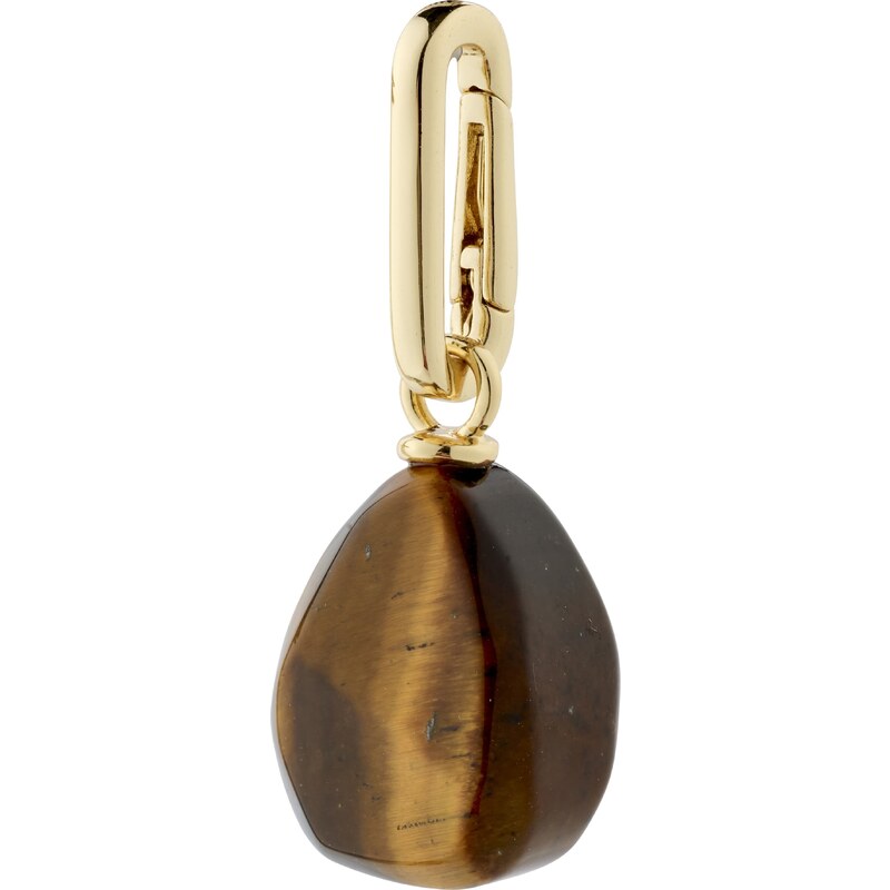 Pilgrim Prívesok Tiger Eye hnedá / zlatá 57048565