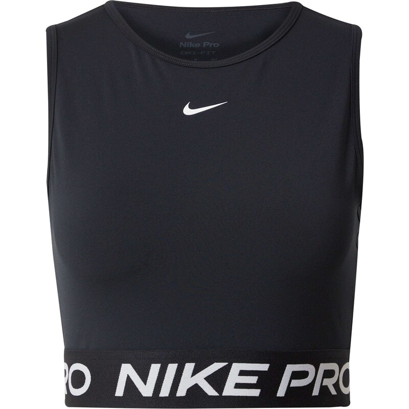 NIKE Športový top Pro 365 čierna / biela 57018323