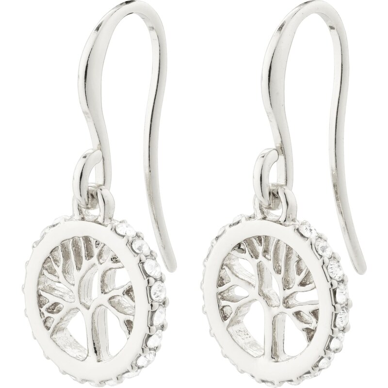 Pilgrim Náušnice Alia strieborná 56727525