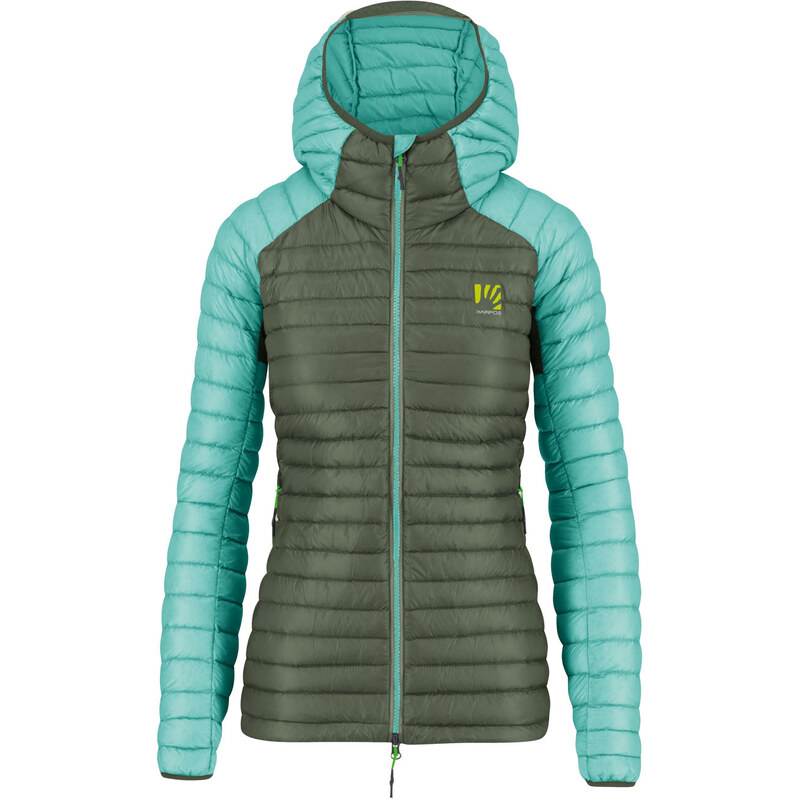 Karpos ALAGNA DOWN outdoorová bunda, dámska, thyme/aqua ski 58442120