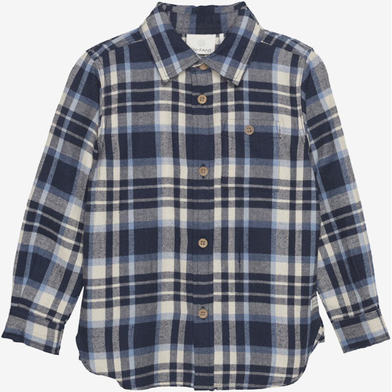 Enfant Kockovaná Košeľa Parisian Night 56013371