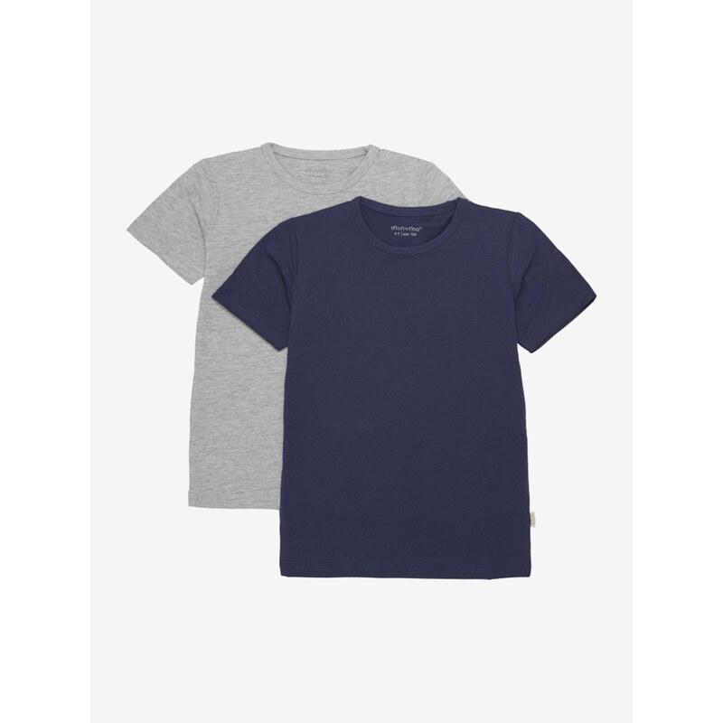 E-shop Minymo Tričko s Krátkym Rukávom Dark Navy 2.bal