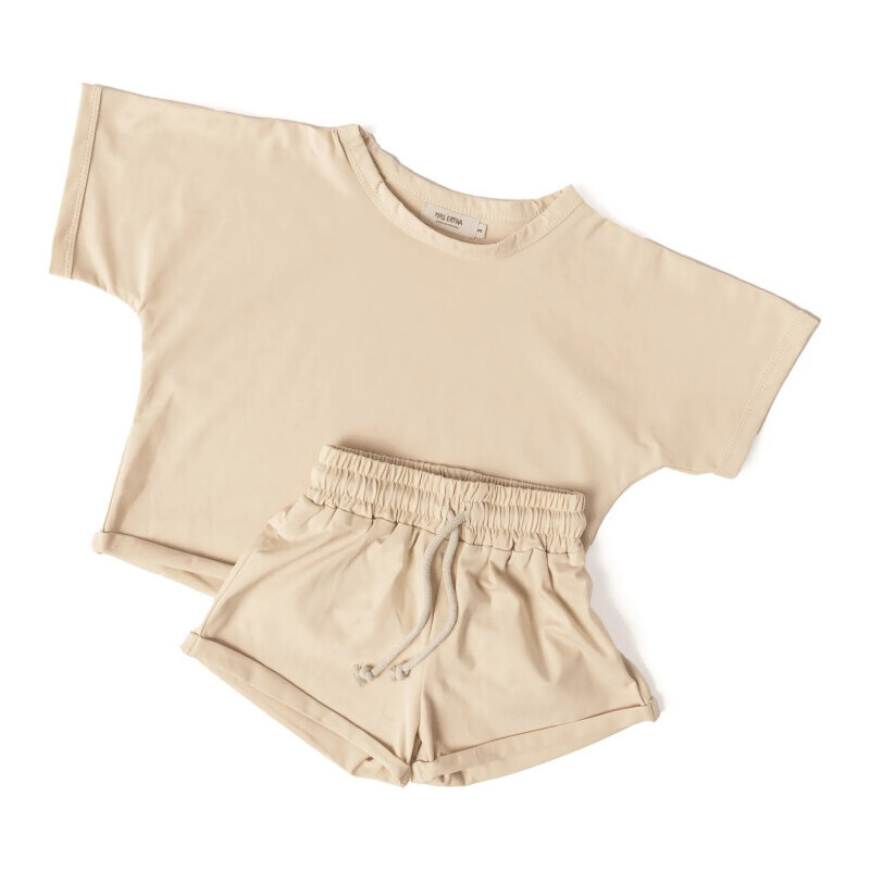 Mrs.Ertha Letná tepláková súprava - Ivory 56013387