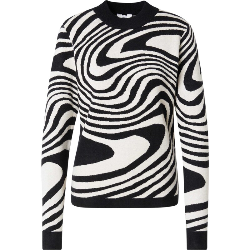 OBJECT Sveter RAY čierna / biela 58139193