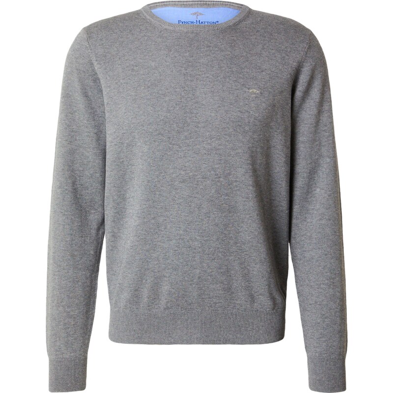 FYNCH-HATTON Sveter sivá melírovaná 48434539