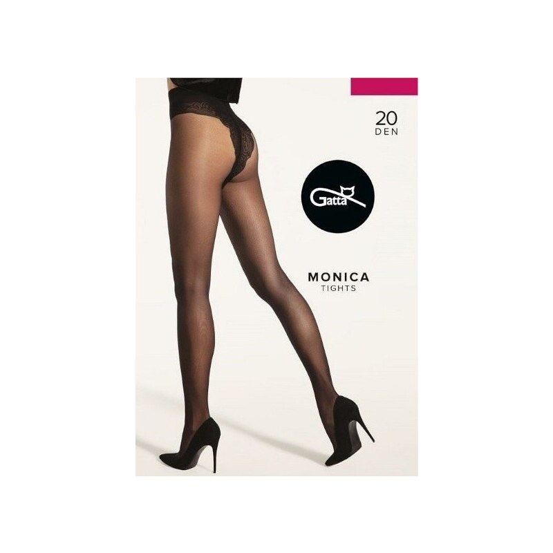 Silonky s čipkovými nohavičkami nohavice Gatta Monica 20 den 42212708